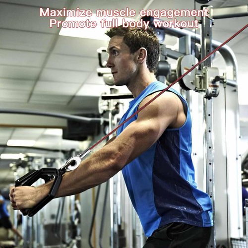 AIKESIWAY Replacement Cables for Home Gym, Fitness Pulley Cable, Weight Machine Replacement Cable -Thick 5mm(0.2inch) Heavy Duty Steel Wire Rope for Home Gym Cable (Type-B, 177'')