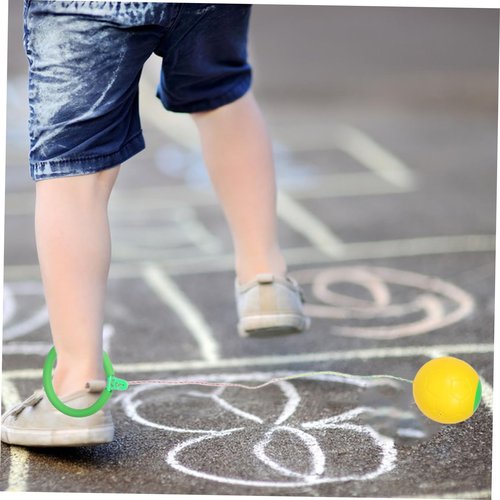 POPETPOP 2pcs Ankle Skip Ball for Adults with Rotating Ball for Outdoor Fun Durable Exercise Equipment for Family Activities