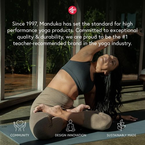 Manduka PRO Travel Yoga Mat – Foldable, Compact, Great for Travel 2mm | PVC Foam | Non-Slip | Moisture Resistant | 71” x 24”