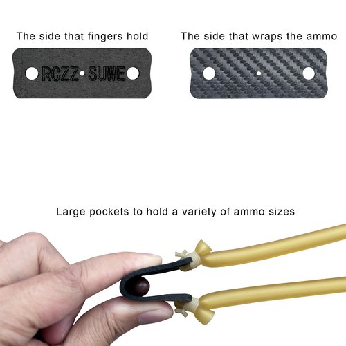 RCZZSUWE 5 PCS Slingshot Bands,Sling Shot Rubber Tubing Bands,Slingshot Replacement Bands,Wrist Sling Rocket Replacement Bands for Heavy Duty Slingshot Adults Hunting