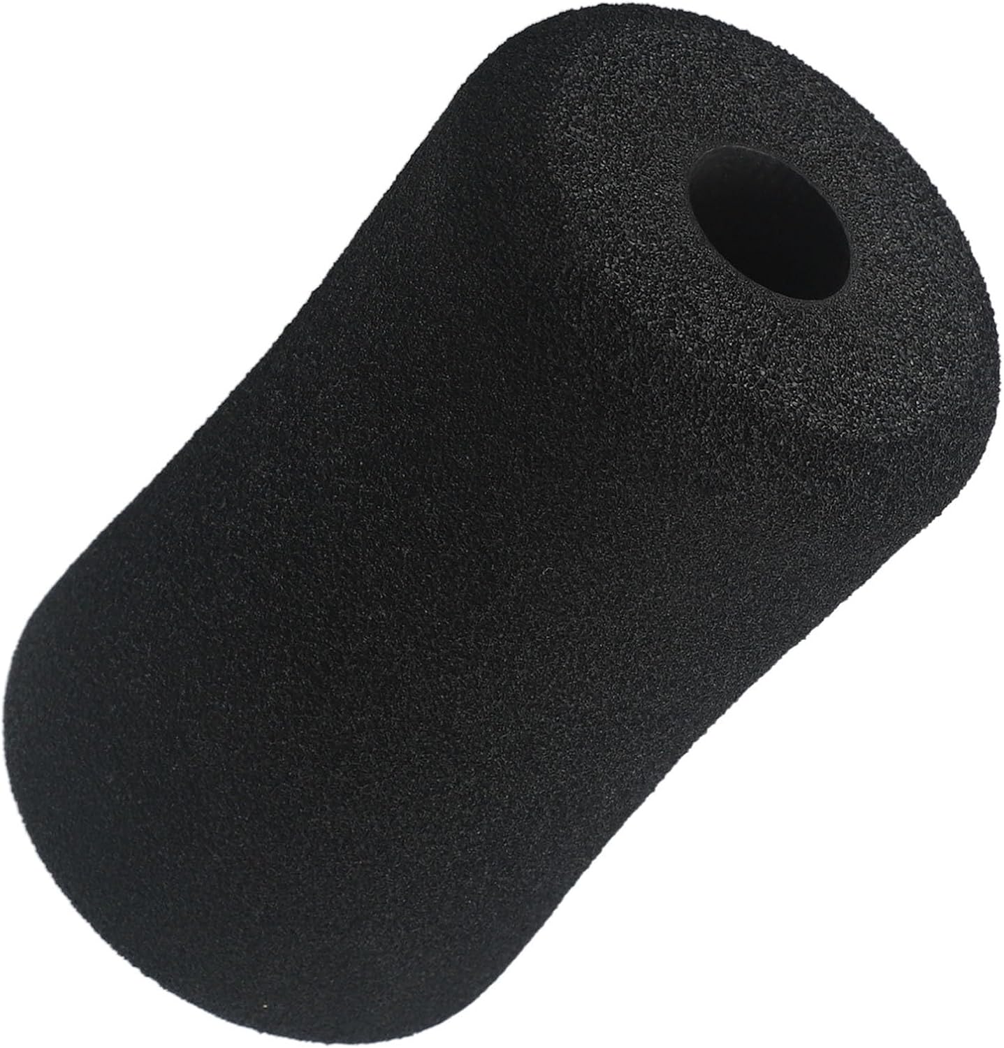 2 Piece Foam Foot Pads Rollers Replacement Kit for Weight Machines Leg Extension Home Gym Equipment High Density Comfortable Non-Deforming 5.12 Inch Black Exercise Accessories(20 * 70 * 120mm)