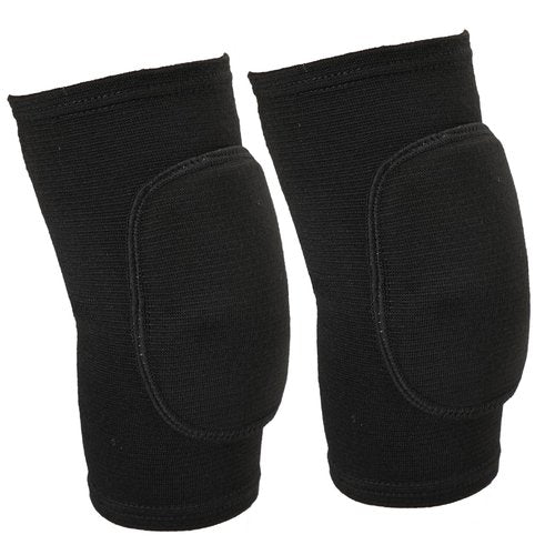 Anti Slip Sponge Anti Slip Sponge 1 Pair Tandem Volleyball Elbow Pads, Black Middle, Breathable Arm Protector for Sports & Fitness, Comfortable Elastic Support for Men, Women, and Kids