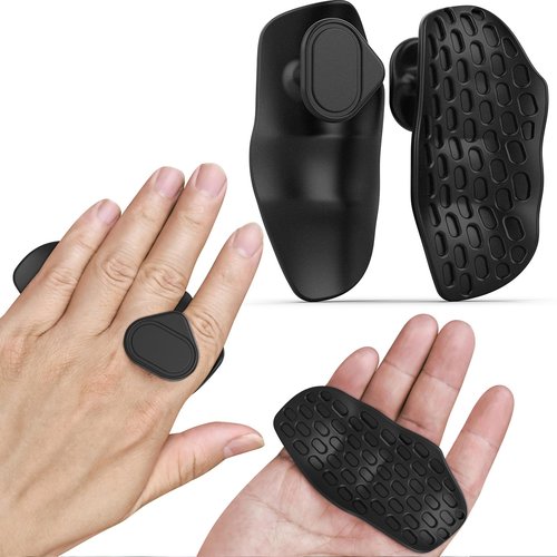 Anti-Slip Workout Grips, Ergonomics Rubber Gym Grips, Weight Lifting Grips for Hand Protection, Workout Gym Gloves for Men and Women Deadlift, Fitness Training, Weightlifting and Exercise(1 Pair)
