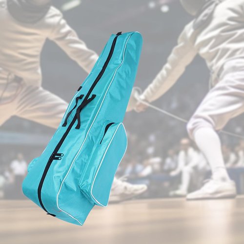kowaku Fencing Backpack Pouch Accessory with Handle Practical Oxford Cloth Convenient to Carry Premium Fencing Storage Bag Handbag, Lake Blue