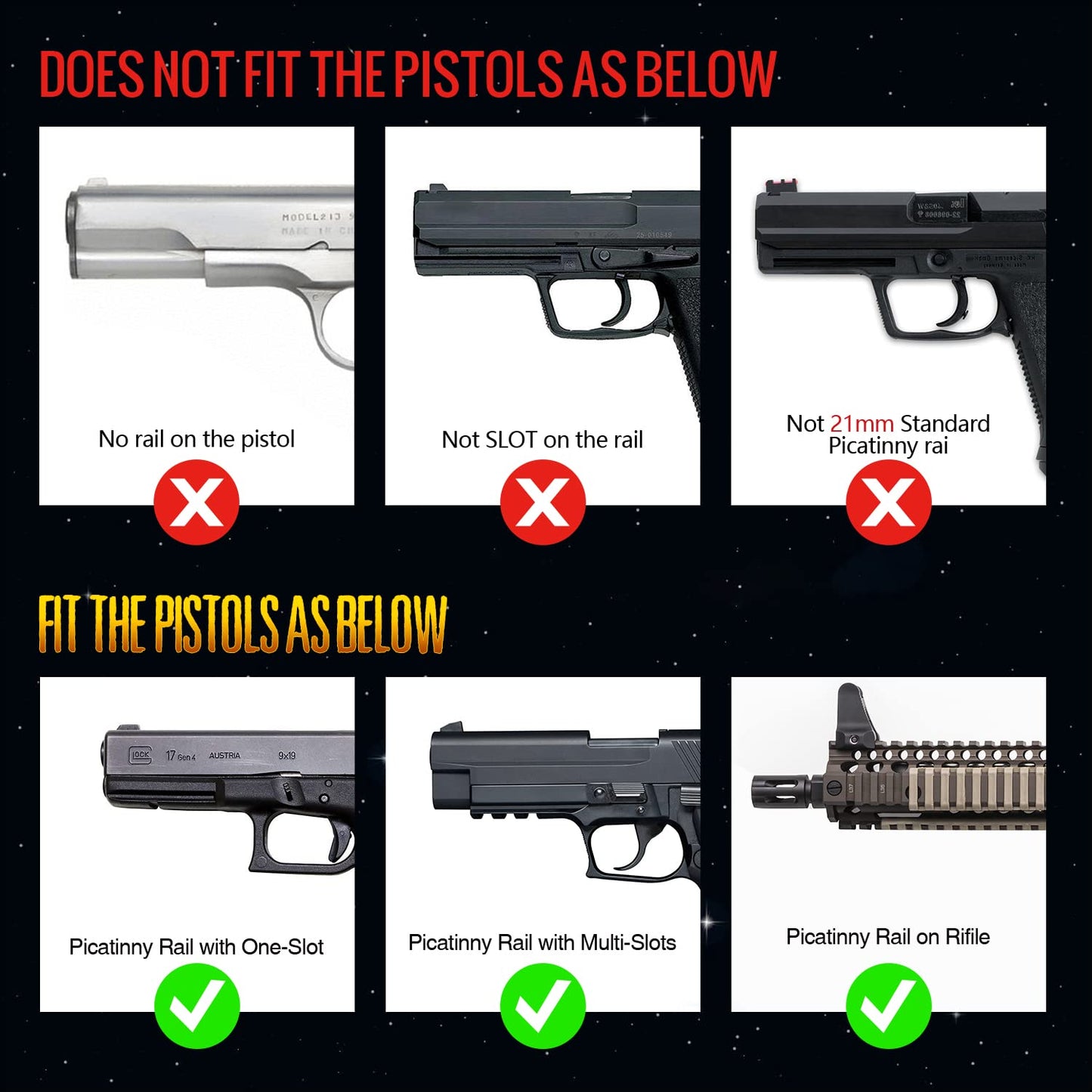 Defentac Red Laser Sight for Pistol/Handgun