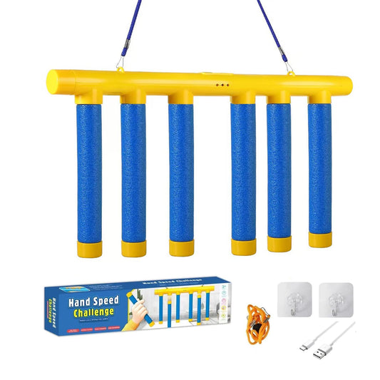 2025 Upgrade Reflex Challenge Game,Throwing Stick Game,Hand Eye Coordination Training Toy,Hand Challenge Game,Upgrade Reflex Challenge Game,Adjustable Speed Catching Game