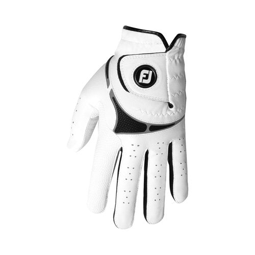 FootJoy Men's GTXtreme Golf Glove, White, Medium/Large, Worn on Left Hand
