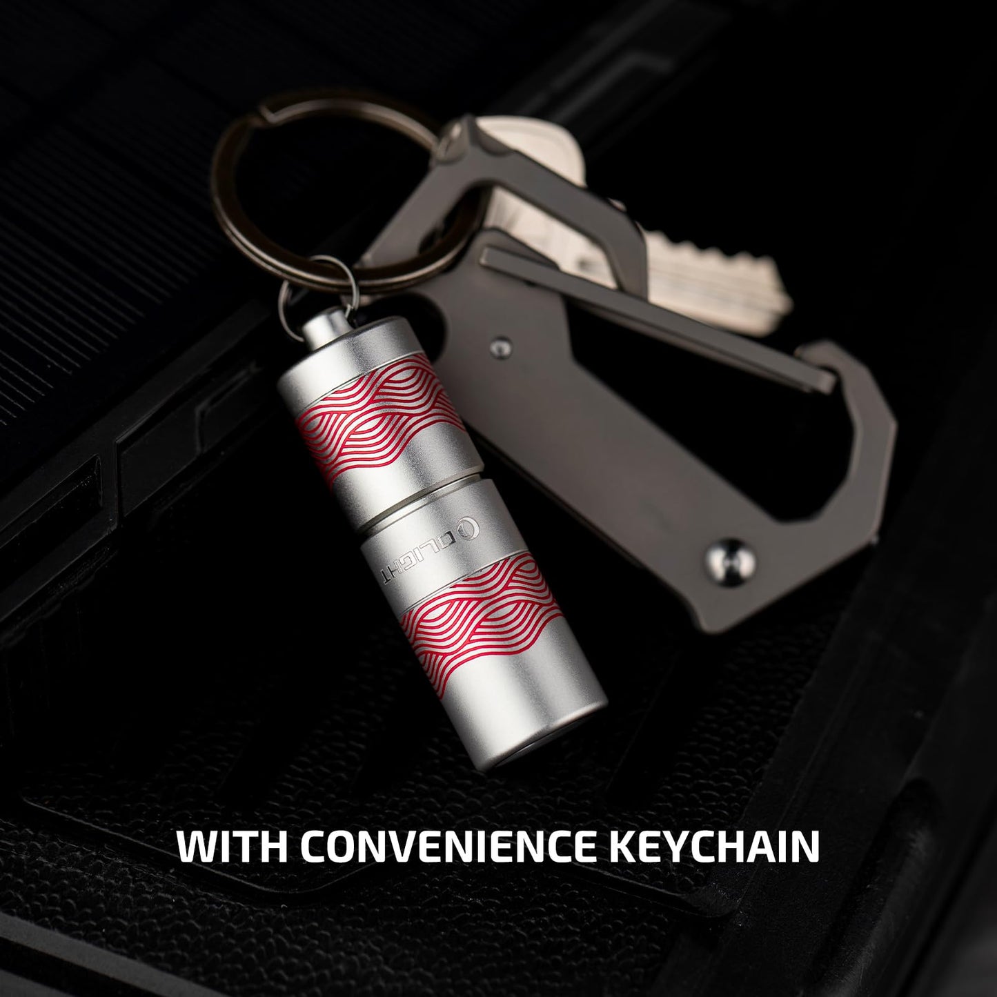 OLIGHT I1R 2 Pro Eos 180 Lumens EDC Rechargeable Keychain Flashlight, Powered by Built-in Rechargeable Battery with Type-C USB Cable, Slim Mini Handheld Light for Everyday Carry (Capsule Orange)