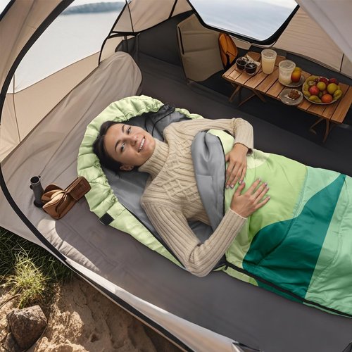 Ausletie Sleeping Bags for Adults Kids,3 Seasons Cold Warm Weather Waterproof Lightweight Camping Sleeping Bags for Men and Women,Camping Outdoor Travel