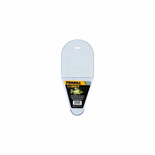 Frabill EZ Crappie Check'R Fish Measurer, Measures up to 12 In. Crappie Measuring Device, Quick and Easy Alternative to Fishing Measuring Tape, Durable Construction, Easy to Clean
