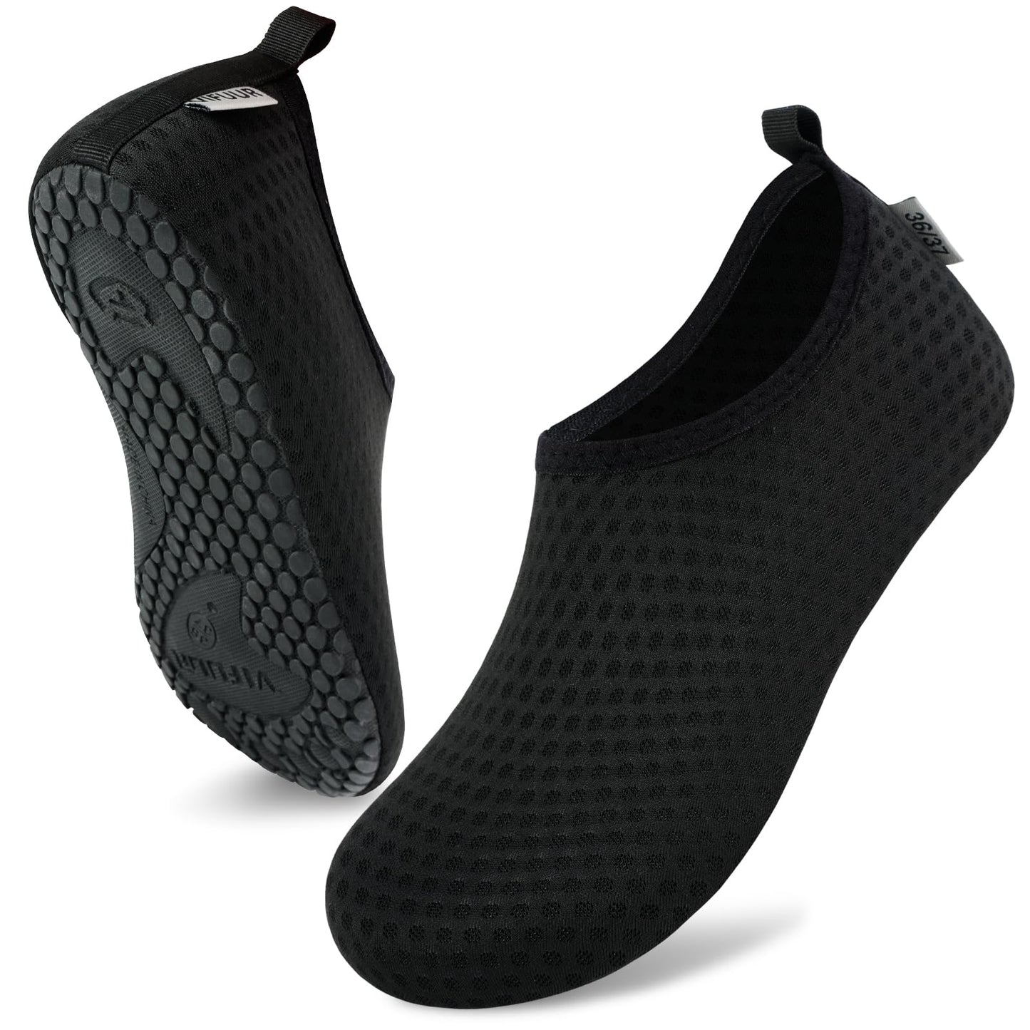 VIFUUR Water Sports Unisex Shoes Black Xue - 7.5-8.5 W US / 6-7 M US (38-39)
