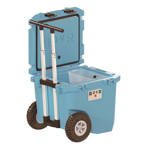 RollR 45 Quart Wheeled Hard Cooler with Tow Handle ??Rugged Insulated Cooler Box for Camping, Beach, Tailgating, and Outdoor Adventures (South Pacific)
