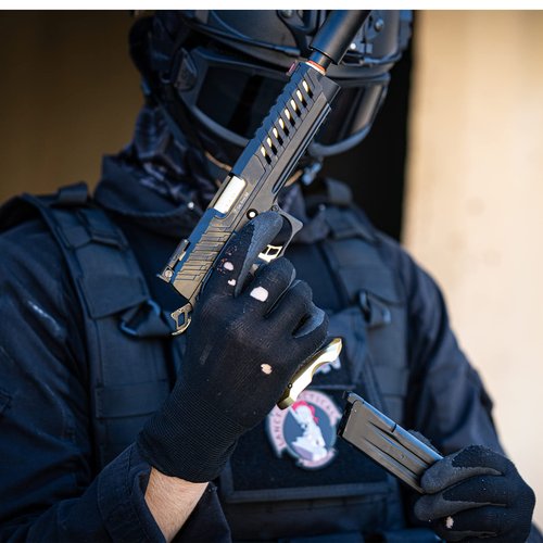 Lancer Tactical Knightshade Hi-Capa Gas Blowback Full Metal Airsoft Pistol-330 FPS