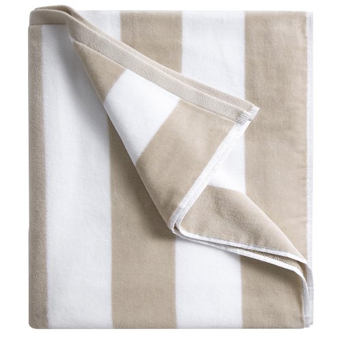 LULUHOME Large Oversized Beach Towel - Big Cotton 36 x 70 Inch Striped Pool Towel, Large Cabana Soft Swimming Towel for Adult Men Women,Chiffon