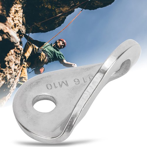 316 Stainless Steel Piton for Rock Climbing, Outdoor Mountaineering Fixed Points, Exploration Hanging Tools-Multipurpose Adventure Gear