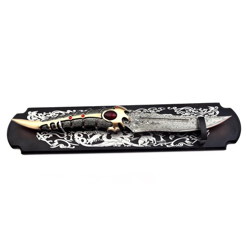 Handmade Catspaw Dagger of Arya Stark with Display Stand - GoT Damascus Steel Blade Dagger