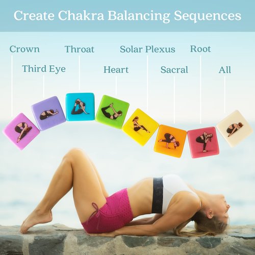 Asana Moon Yoga Dice ??One of The Unique Yoga Gifts for Women or Any Yoga Lover ??Yoga Accessories for Teachers and Yogis ??Yoga Gift Idea for Instructors