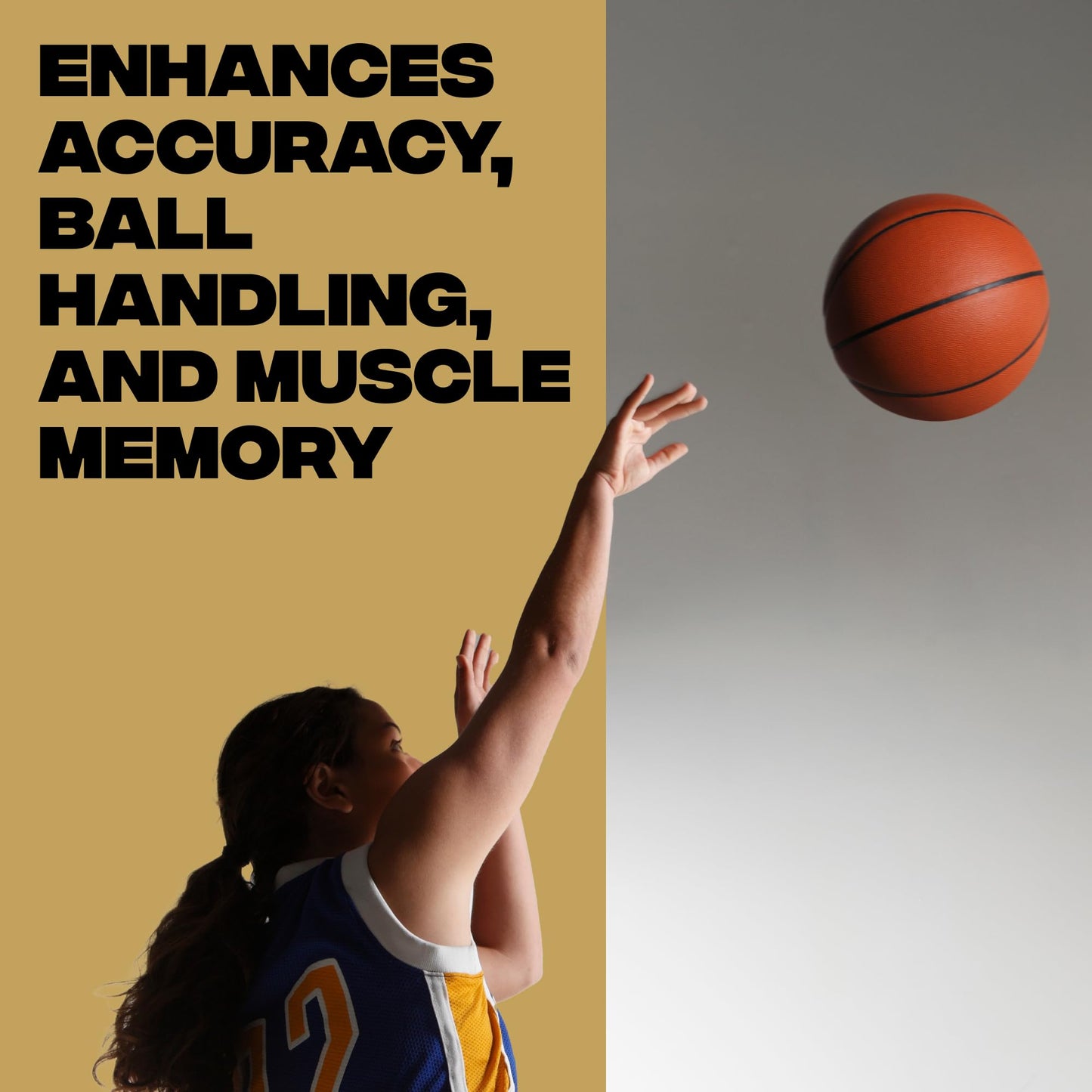 Crown x Starr Basketball Shooting Off Hand Trainer – Basketball Training Equipment Shooting Aid – Includes Dribbling Goggles & Bonus 5.3” Shooting Aid