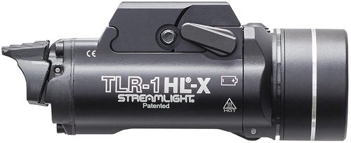 Streamlight 69501 TLR-1 HL-X USB 1500-Lumen 15000 Candela Rechargeable Rail-Mounted Tactical Weapon Light with Specific Compatibility Rail Locating Keys, Black