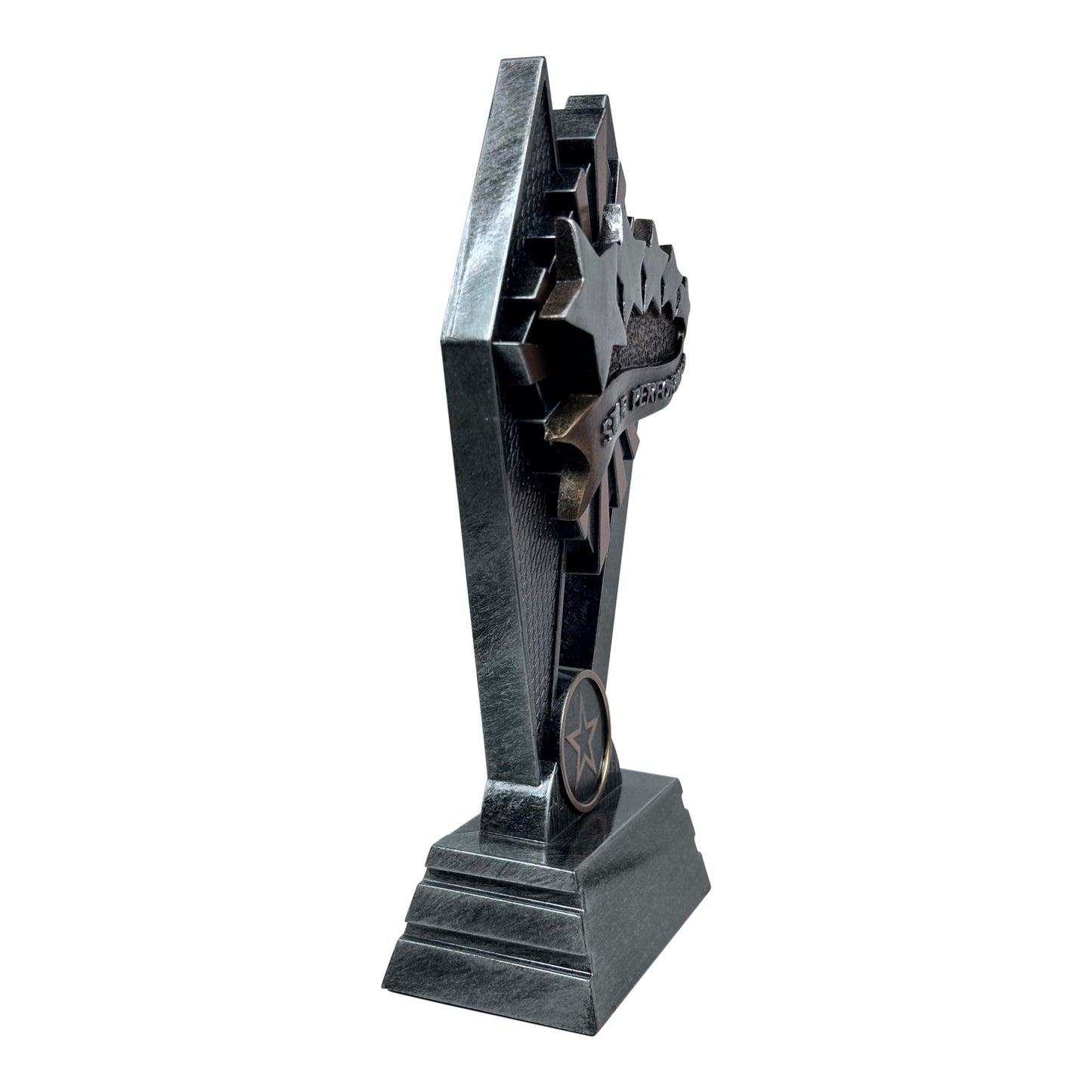Express Medals 1 Pack of 7 Inch Tall Sun Ray Star Performer Trophy Awards Boys Girls Mens Women Youth Team Trophies award tournament champion winner event prize gift SR114