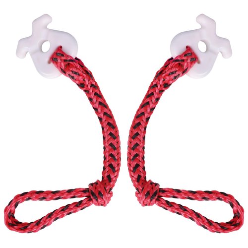 Z00MBROS 2Pcs Boat Tube Towable Rope Quick Connector, 19.7-inch for 1 to 4 Rider Towables - Watersport Accessories