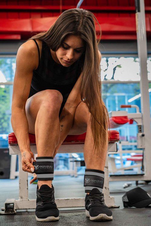 Ankle Straps for Cable Machines (Pair) - Double D-Ring Attachment, Fully Adjustable, Breathable Comfort Neoprene - For Legs, Glutes, Abs and Hips Workouts - Fits Women & Men (Black)