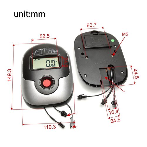 Lljsszr Stepper Counter Fitness Equipment Counter Part Accessories Supplies Device Digital Display Multifunctional Replacement