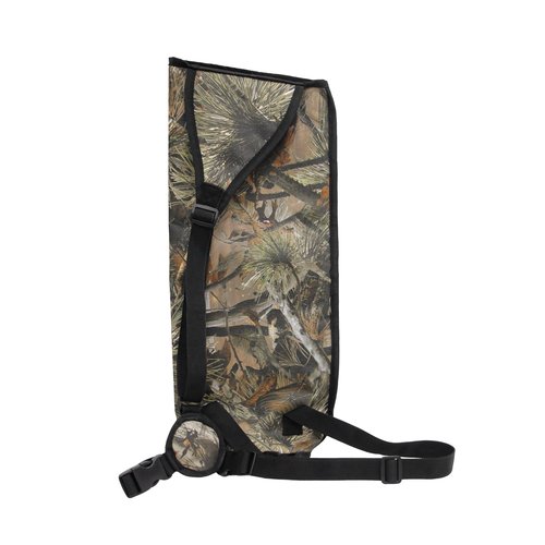 JLDTOP Archery Lightweight Back Arrow Quiver Holder Archery Bag Shoulder Hanged Adjustable with Molle System Front Pocket for Shooting Target Practice Hunting (Camo)