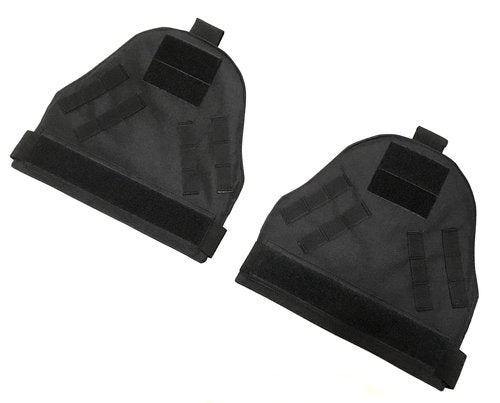 New Airsoft Paintball Molle Shoulder Pads Molle SpecOps Guards Deltoid Protector Pads Nylon One Set Black