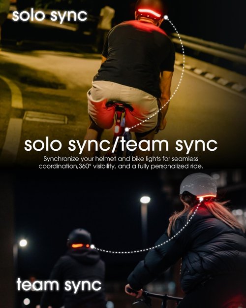 Lumos Nyxel Smart Bike Helmet, Customizable Front and Back LED Lights with Turn Signals, 360° Visibility App Controlled Comfortable & Lightweight Skateboard Urban Helmet for Adults, Men Women