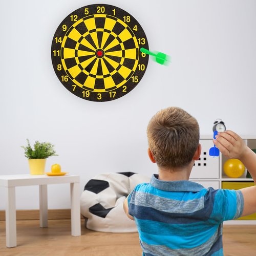 Accmor 16 Pack Magnetic Darts for Magnetic Dartboard, Replacement Plastic Dart Game Safety Darts