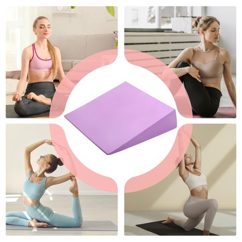 Calf Stretch Wedge, Squat Wedges Foot Wedge, Yoga Wedge Slant Board, Foam Wedge Stretching Blocks, Squat Wedges For Yoga, Heel Squats Calf Stretcher, Wedge Block For Balance, Strength, Stretch