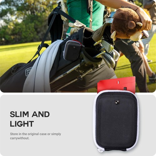 TUSITA Silicone Case Compatible with Garmin Approach Z30 Laser Golf Rangefinder Accessories Compatible with AirTag, Red