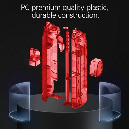 Airsoft Speed Loader Applicable to 6mm BBS 100 Rounds, Quick Reload - Red,2 Pack
