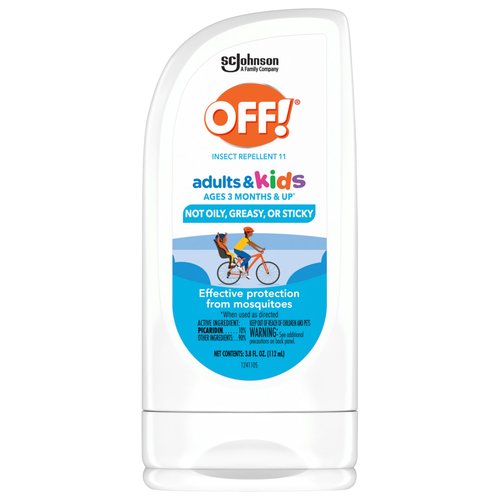 OFF! Insect Repellent Lotion for Adults & Kids, Fragrance-Free Bug Repellent for Everyday Protection from Mosquitoes, 3.8 oz