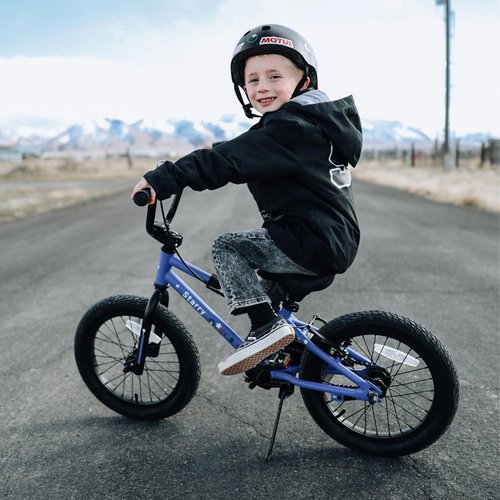 cubsala 14 Inch Kids Bike BMX Style Bicycle with Training Wheels Coaster Brake for 3 4 5 Years Old Boys Girls, Black