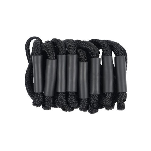 Bungee Dock Line Mooring Rope for Boat 4ft Black 4 Pack
