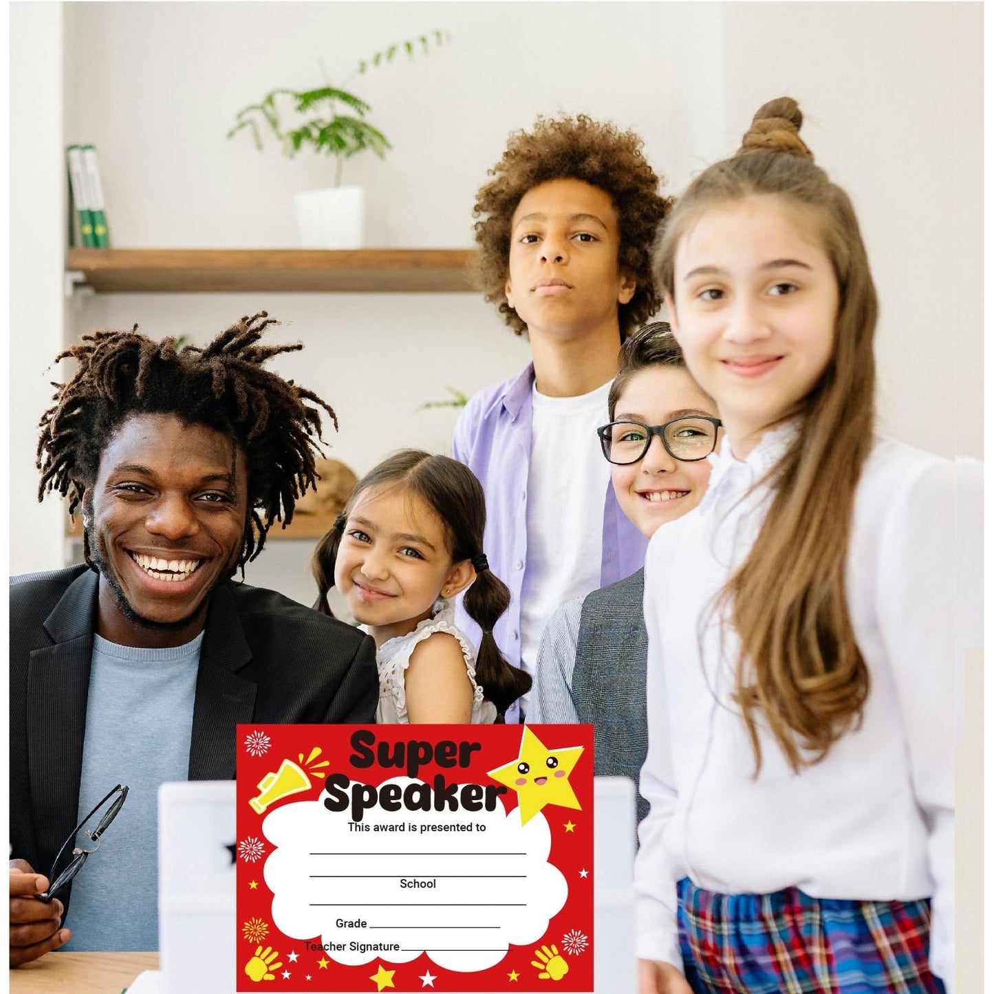 94 Pcs Student of Award Certificates End of School Year Superlatives Certificates Recognition Certificates of Achievement Graduation Birthday Certificates for Teacher Supplies (Football)