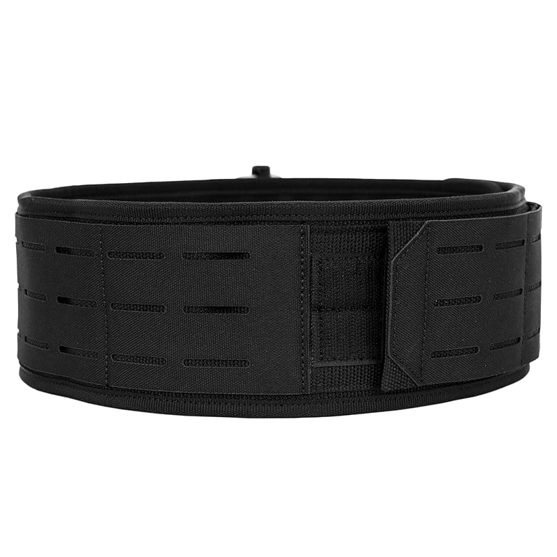 Wolf Tactical Weight Lifting Belt for Men – Black+M (31-36) for Powerlifting, Squats & Deadlifts