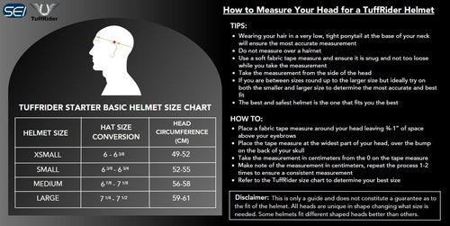 TuffRider Starter Basic Helmet S Black