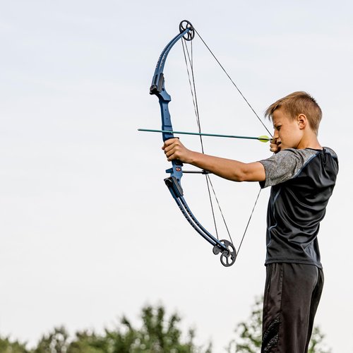 Genesis Archery Compound Bow, w/ Adjustable Riser, Original, Draw Hand - Right, Black