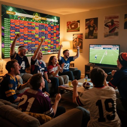 Fantasy Football Draft Board 2025-2026 Kit - Extra Large Set 14 Teams 20 Rounds with 600+ Total Label Stickers - Premium Color Edition
