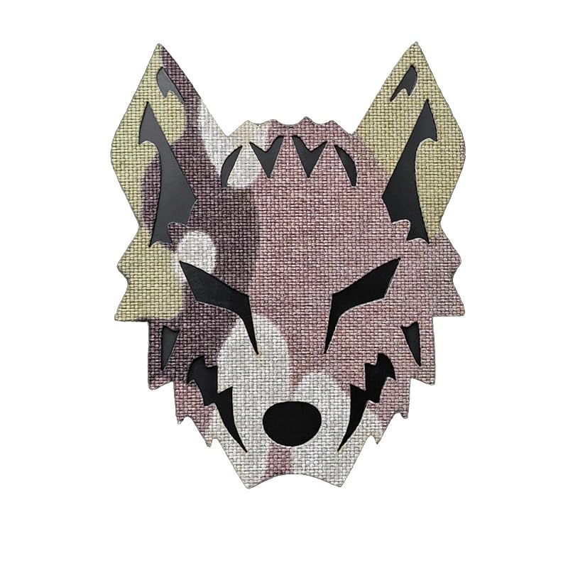 Tactical Morale Patch – Laser-Cut Military Camo Patch, 2.8 x 2.3 in