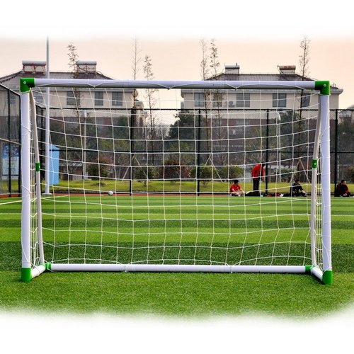 Ktaxon Soccer Goal 6x4/8x6 Portable Soccer Nets, Easy to Assemble PVC Frame, Design for Backyard Practice and Fun for Teens & Adults, Waterproof Outdoor Training Football Goals (6x4)
