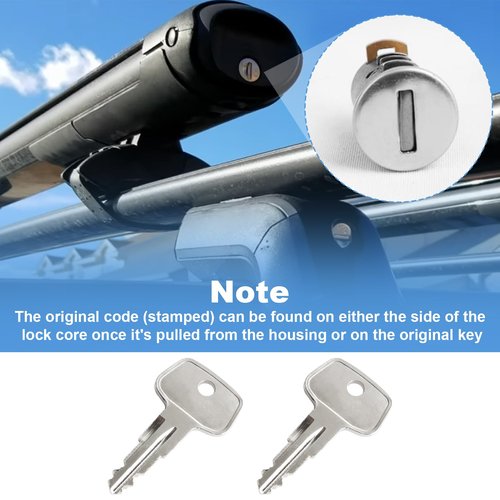 A132 SKS roof Rack Key,Yakima Replacement Key,Replacement Keys for Yakima SKS Ski,Roof Racks,Cargo Box,Carrier Racks and Crossbars with Code Series A132[2 pcs]