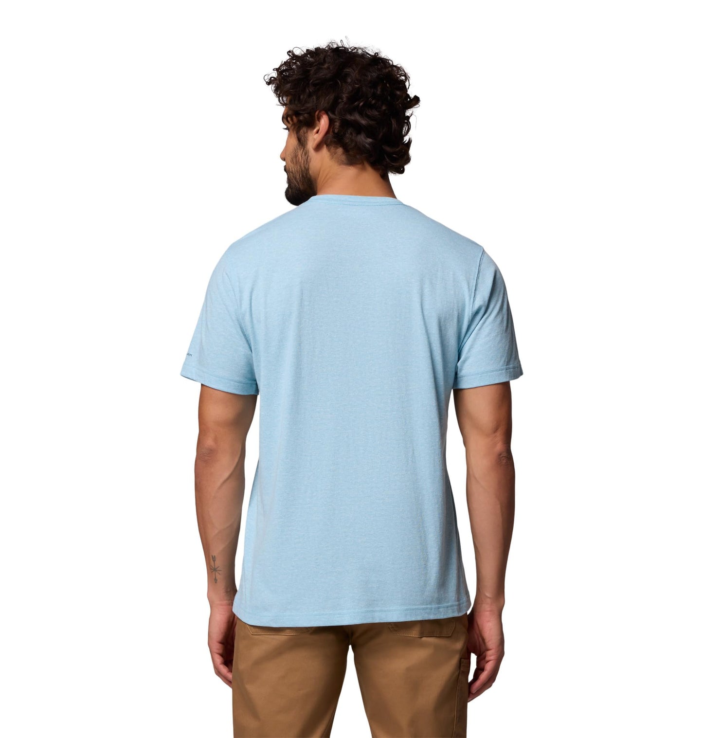 Columbia Mens Thistletown Hills Short Sleeve T-Shirt, Vintage Blue Heather, XX-Large