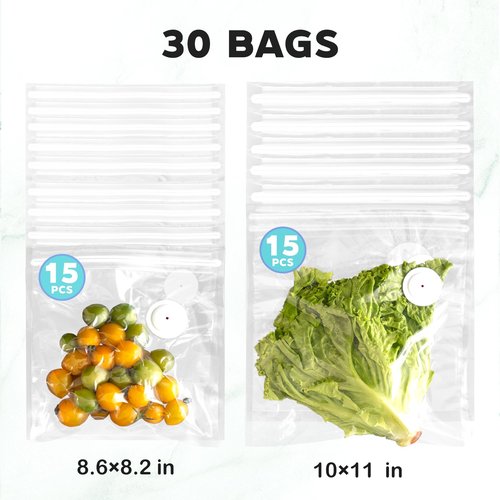 Vacuum Sealer Set Handheld Vacuum Sealer for Food Rechargeable Portable Cordless Vacuum Sealer Machine for Food Preservation Storage With 30 Reusable Vacuum Seal Bags