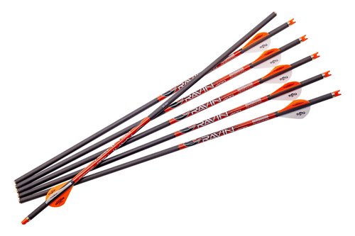 Ravin Carbon Crossbow Arrows 400 Grain .003 - Six Pack, UPC :815942021385