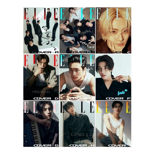 Elle Korean Magazine April 2025 Enhypen (Cover I : Ni-ki)
