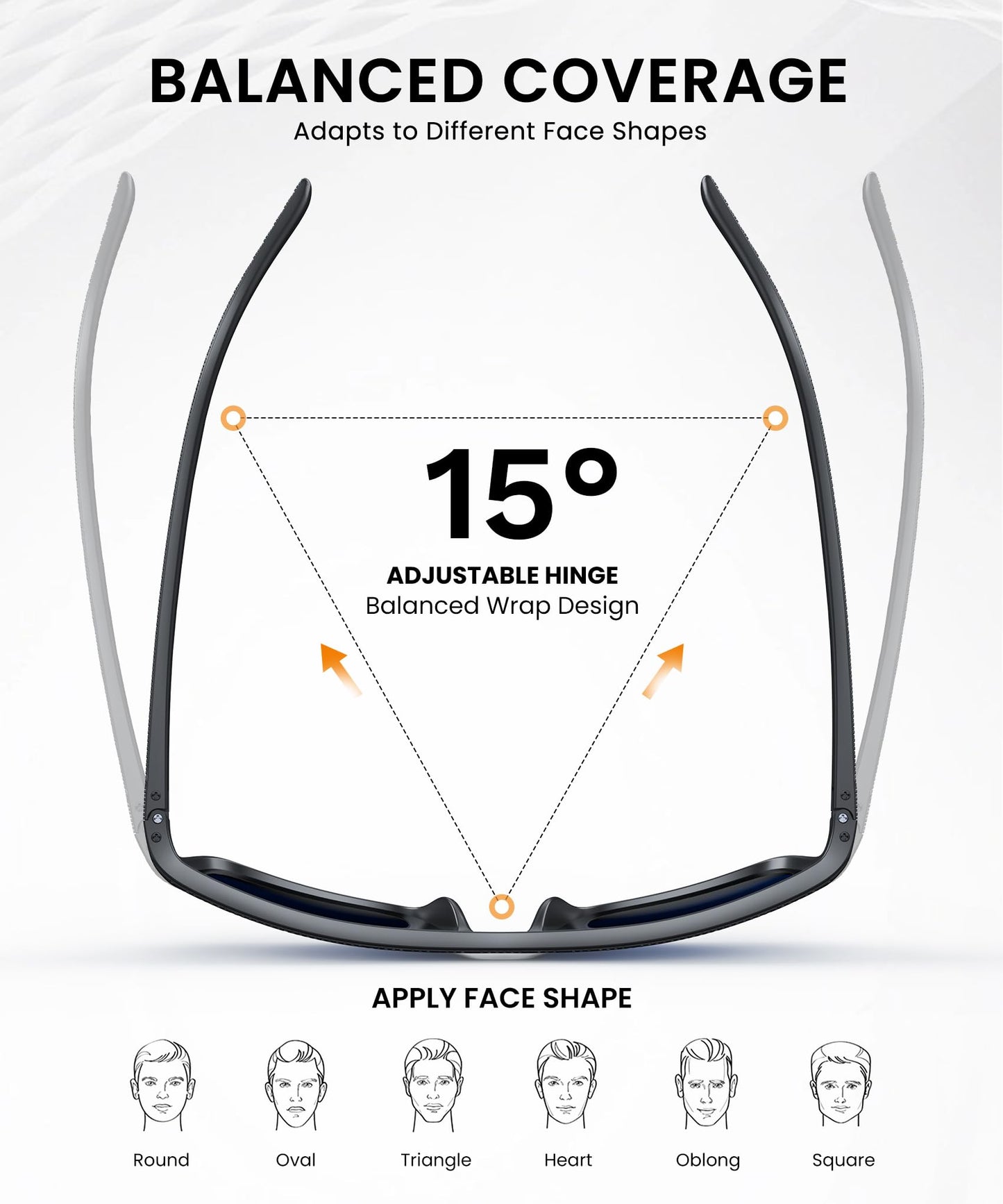 CIFOYA Sunglasses-Men Polarized Mens Sunglasses: Classic Women Sun Glasses UV Protection for Fishing Driving Golf 5PACK